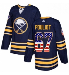 Mens Adidas Buffalo Sabres 67 Benoit Pouliot Authentic Navy Blue USA Flag Fashion NHL Jersey Mens Adidas Buffalo Sabres 67 Benoit Pouliot Authentic Navy Blue USA Flag Fashion NHL Jersey