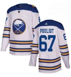 Mens Adidas Buffalo Sabres 67 Benoit Pouliot Authentic White 2018 Winter Classic NHL Jersey Mens Adidas Buffalo Sabres 67 Benoit Pouliot Authentic White 2018 Winter Classic NHL Jersey