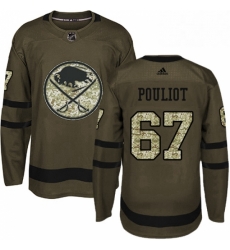 Mens Adidas Buffalo Sabres 67 Benoit Pouliot Premier Green Salute to Service NHL Jersey Mens Adidas Buffalo Sabres 67 Benoit Pouliot Premier Green Salute to Service NHL Jersey