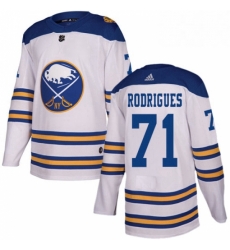 Mens Adidas Buffalo Sabres 71 Evan Rodrigues Authentic White 2018 Winter Classic NHL Jersey Mens Adidas Buffalo Sabres 71 Evan Rodrigues Authentic White 2018 Winter Classic NHL Jersey