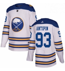 Mens Adidas Buffalo Sabres 93 Victor Antipin Authentic White 2018 Winter Classic NHL Jersey Mens Adidas Buffalo Sabres 93 Victor Antipin Authentic White 2018 Winter Classic NHL Jersey