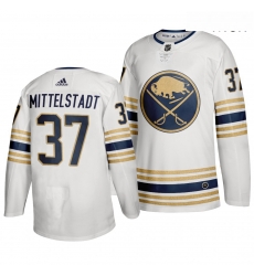 Sabres 37 Casey Mittelstadt White 50th Anniversary Adidas Jersey Sabres 37 Casey Mittelstadt White 50th Anniversary Adidas Jersey