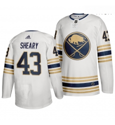 Sabres 43 Conor Sheary White 50th Anniversary Adidas Jersey Sabres 43 Conor Sheary White 50th Anniversary Adidas Jersey