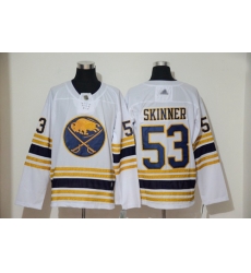 Sabres 53 Jeff Skinner White 50th Season Authentic Stitched Hockey Jersey Sabres 53 Jeff Skinner White 50th Season Authentic Stitched Hockey Jersey