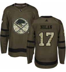 Youth Adidas Buffalo Sabres 17 Jordan Nolan Premier Green Salute to Service NHL Jersey Youth Adidas Buffalo Sabres 17 Jordan Nolan Premier Green Salute to Service NHL Jersey