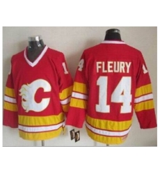 Calgary Flames #14 Theoren Fleury Red CCM Throwback Stitched NHL Jersey Calgary Flames #14 Theoren Fleury Red CCM Throwback Stitched NHL Jersey