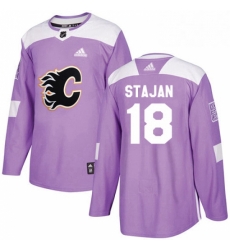 Mens Adidas Calgary Flames 18 Matt Stajan Authentic Purple Fights Cancer Practice NHL Jersey Mens Adidas Calgary Flames 18 Matt Stajan Authentic Purple Fights Cancer Practice NHL Jersey