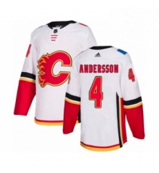 Mens Adidas Calgary Flames 4 Rasmus Andersson Authentic White Away NHL Jersey Mens Adidas Calgary Flames 4 Rasmus Andersson Authentic White Away NHL Jersey