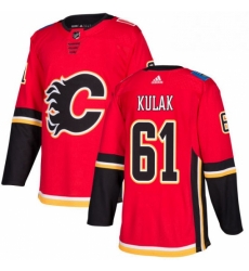 Mens Adidas Calgary Flames 61 Brett Kulak Premier Red Home NHL Jersey Mens Adidas Calgary Flames 61 Brett Kulak Premier Red Home NHL Jersey