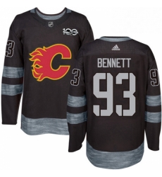 Mens Adidas Calgary Flames 93 Sam Bennett Authentic Black 1917 2017 100th Anniversary NHL Jersey Mens Adidas Calgary Flames 93 Sam Bennett Authentic Black 1917 2017 100th Anniversary NHL Jersey