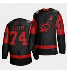Carolina Hurricanes 74 Jaccob Slavin Black Men 2021 Stadium Series Outdoor Game Jersey Carolina Hurricanes 74 Jaccob Slavin Black Men 2021 Stadium Series Outdoor Game Jersey