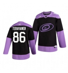Hurricanes 86 Teuvo Teravainen Black Purple Hockey Fights Cancer Adidas Jersey Hurricanes 86 Teuvo Teravainen Black Purple Hockey Fights Cancer Adidas Jersey