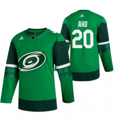 Men Carolina Hurricanes 20 Sebastian Aho Green 2020 Adidas Jersey Men Carolina Hurricanes 20 Sebastian Aho Green 2020 Adidas Jersey