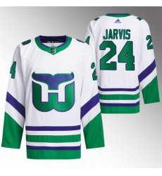 Men Carolina Hurricanes 24 Seth Jarvis White Stitched Jersey Men Carolina Hurricanes 24 Seth Jarvis White Stitched Jersey