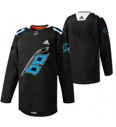 Men Carolina Hurricanes Blank 2022 Black Warm Up Stitched Jersey Men Carolina Hurricanes Blank 2022 Black Warm Up Stitched Jersey