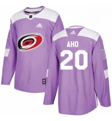 Mens Adidas Carolina Hurricanes 20 Sebastian Aho Authentic Purple Fights Cancer Practice NHL Jersey Mens Adidas Carolina Hurricanes 20 Sebastian Aho Authentic Purple Fights Cancer Practice NHL Jersey