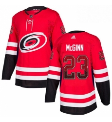 Mens Adidas Carolina Hurricanes 23 Brock McGinn Authentic Red Drift Fashion NHL Jersey Mens Adidas Carolina Hurricanes 23 Brock McGinn Authentic Red Drift Fashion NHL Jersey