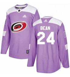 Mens Adidas Carolina Hurricanes 24 Jake Bean Authentic Purple Fights Cancer Practice NHL Jersey Mens Adidas Carolina Hurricanes 24 Jake Bean Authentic Purple Fights Cancer Practice NHL Jersey