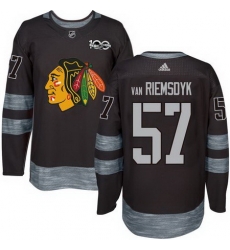 Blackhawks #57 Trevor Van Riemsdyk Black 1917 2017 100th Anniversary Stitched NHL Jersey Blackhawks #57 Trevor Van Riemsdyk Black 1917 2017 100th Anniversary Stitched NHL Jersey