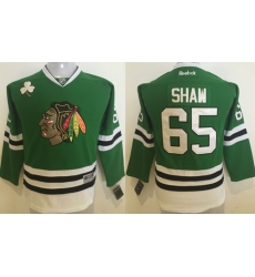 Blackhawks #65 Andrew Shaw Green Stitched Youth NHL Jersey Blackhawks #65 Andrew Shaw Green Stitched Youth NHL Jersey
