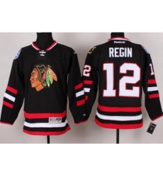 Chicago Blackhawks 12 Peter Regin Black 2014 Stadium Series NHL Jersey A PATCH Chicago Blackhawks 12 Peter Regin Black 2014 Stadium Series NHL Jersey A PATCH