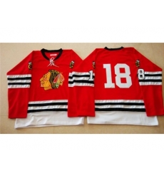 Chicago Blackhawks #18 Denis Savard Red Mitchell And Ness 1960-61 Stitched NHL Jersey Chicago Blackhawks #18 Denis Savard Red Mitchell And Ness 1960-61 Stitched NHL Jersey