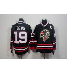 Chicago Blackhawks #19 Jonathan Toews Black Skull Reebok Authentic Stitched NHL Jersey Chicago Blackhawks #19 Jonathan Toews Black Skull Reebok Authentic Stitched NHL Jersey