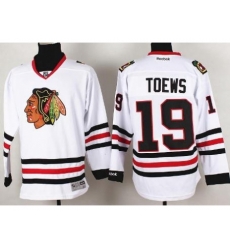 Chicago Blackhawks 19 Jonathan Toews White NHL Hockey Jersey Chicago Blackhawks 19 Jonathan Toews White NHL Hockey Jersey