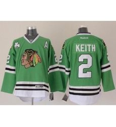 Chicago Blackhawks #2 Duncan Keith Green Stitched NHL Jersey Chicago Blackhawks #2 Duncan Keith Green Stitched NHL Jersey