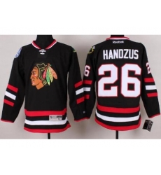 Chicago Blackhawks 26 Michal Handzus Black 2014 Stadium Series NHL Jersey A PATCH Chicago Blackhawks 26 Michal Handzus Black 2014 Stadium Series NHL Jersey A PATCH