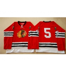 Chicago Blackhawks #5 David Rundblad Red Mitchell And Ness 1960-61 Stitched NHL Jersey Chicago Blackhawks #5 David Rundblad Red Mitchell And Ness 1960-61 Stitched NHL Jersey