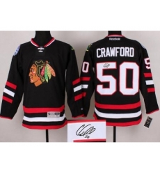 Chicago Blackhawks 50 Corey Crawford Black 2014 Stadium Series Signed Jerseys Chicago Blackhawks 50 Corey Crawford Black 2014 Stadium Series Signed Jerseys