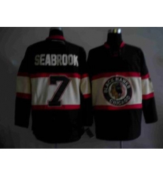 Chicago Blackhawks 7# SEABROOK black Chicago Blackhawks 7# SEABROOK black