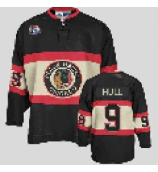 Chicago Blackhawks #9 Bobby Hull Winter Classic Black hockey Jersey Chicago Blackhawks #9 Bobby Hull Winter Classic Black hockey Jersey