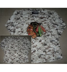 Chicago Blackhawks Blank White Camo NHL Jerseys Chicago Blackhawks Blank White Camo NHL Jerseys