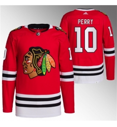 Men Chicago Blackhawks 10 Corey Perry Red Stitched Hockey Jersey Men Chicago Blackhawks 10 Corey Perry Red Stitched Hockey Jersey