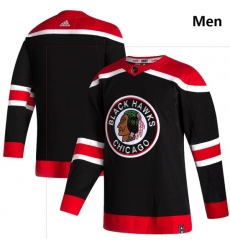 Men Chicago Blackhawks Blank Black 2020 21 Reverse Retro Adidas Jersey Men Chicago Blackhawks Blank Black 2020 21 Reverse Retro Adidas Jersey