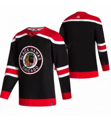 Men Chicago Blackhawks Blank Black Adidas 2020 21 Reverse Retro Alternate NHL Jersey Men Chicago Blackhawks Blank Black Adidas 2020 21 Reverse Retro Alternate NHL Jersey