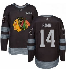 Mens Adidas Chicago Blackhawks 14 Richard Panik Authentic Black 1917 2017 100th Anniversary NHL Jersey Mens Adidas Chicago Blackhawks 14 Richard Panik Authentic Black 1917 2017 100th Anniversary NHL Jersey