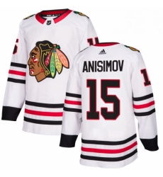 Mens Adidas Chicago Blackhawks 15 Artem Anisimov Authentic White Away NHL Jersey Mens Adidas Chicago Blackhawks 15 Artem Anisimov Authentic White Away NHL Jersey
