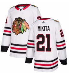 Mens Adidas Chicago Blackhawks 21 Stan Mikita Authentic White Away NHL Jersey Mens Adidas Chicago Blackhawks 21 Stan Mikita Authentic White Away NHL Jersey