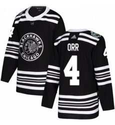 Mens Adidas Chicago Blackhawks 4 Bobby Orr Authentic Black 2019 Winter Classic NHL Jersey Mens Adidas Chicago Blackhawks 4 Bobby Orr Authentic Black 2019 Winter Classic NHL Jersey