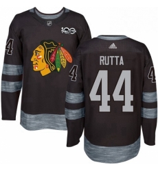 Mens Adidas Chicago Blackhawks 44 Jan Rutta Authentic Black 1917 2017 100th Anniversary NHL Jersey Mens Adidas Chicago Blackhawks 44 Jan Rutta Authentic Black 1917 2017 100th Anniversary NHL Jersey