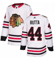 Mens Adidas Chicago Blackhawks 44 Jan Rutta Authentic White Away NHL Jersey Mens Adidas Chicago Blackhawks 44 Jan Rutta Authentic White Away NHL Jersey