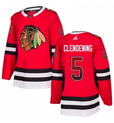 Mens Adidas Chicago Blackhawks 5 Adam Clendening Authentic Red Drift Fashion NHL Jersey Mens Adidas Chicago Blackhawks 5 Adam Clendening Authentic Red Drift Fashion NHL Jersey