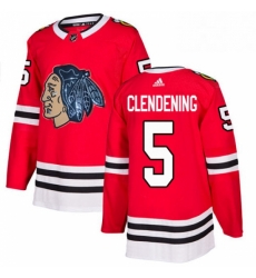 Mens Adidas Chicago Blackhawks 5 Adam Clendening Authentic Red Fashion Gold NHL Jersey Mens Adidas Chicago Blackhawks 5 Adam Clendening Authentic Red Fashion Gold NHL Jersey