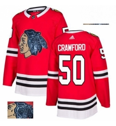 Mens Adidas Chicago Blackhawks 50 Corey Crawford Authentic Red Fashion Gold NHL Jersey Mens Adidas Chicago Blackhawks 50 Corey Crawford Authentic Red Fashion Gold NHL Jersey