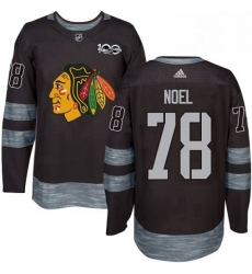 Mens Adidas Chicago Blackhawks 78 Nathan Noel Authentic Black 1917 2017 100th Anniversary NHL Jersey Mens Adidas Chicago Blackhawks 78 Nathan Noel Authentic Black 1917 2017 100th Anniversary NHL Jersey