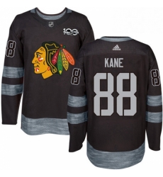 Mens Adidas Chicago Blackhawks 88 Patrick Kane Authentic Black 1917 2017 100th Anniversary NHL Jersey Mens Adidas Chicago Blackhawks 88 Patrick Kane Authentic Black 1917 2017 100th Anniversary NHL Jersey