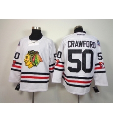 NHL Chicago Blackhawks #50 Crawford 2015 Winter Classic White Jerseys NHL Chicago Blackhawks #50 Crawford 2015 Winter Classic White Jerseys
